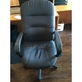 Grey Fabric Office Task Chair with Padded Seat and Back
